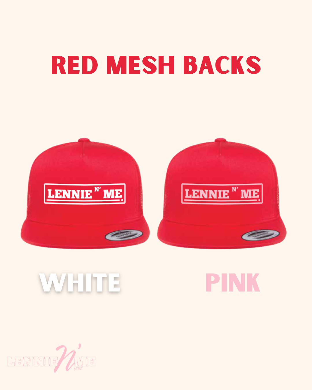 LNM Red Cap - Mesh Back